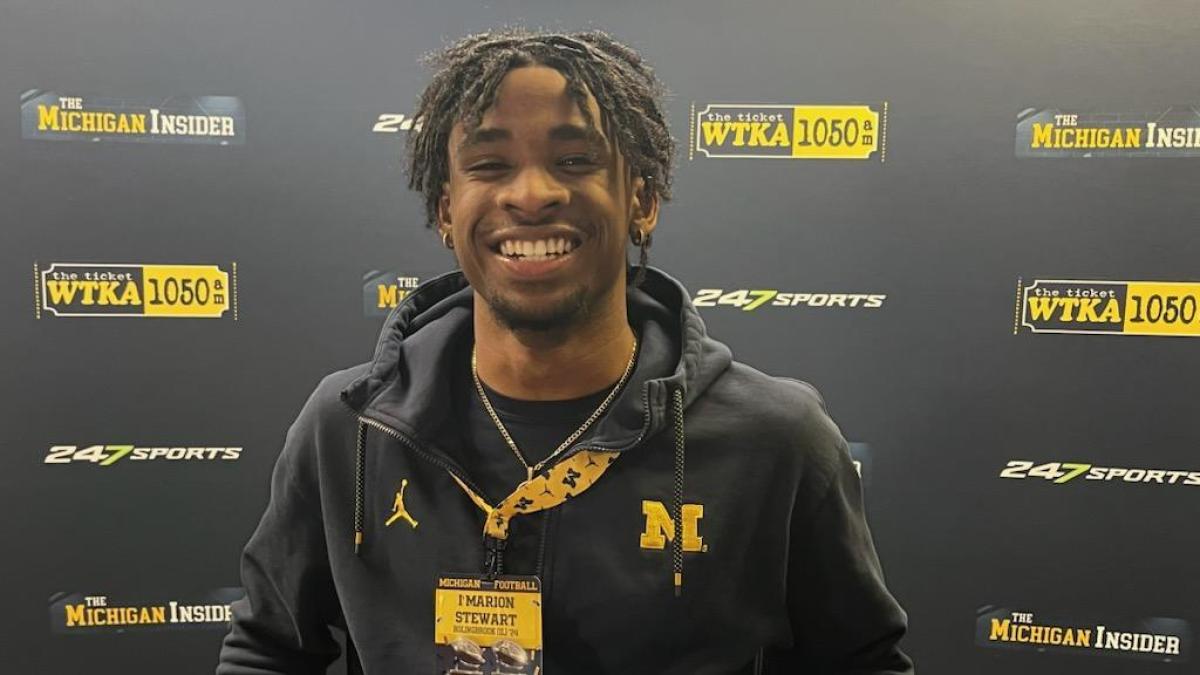 Top 247 2024 Bolingbrook, IL ATH I'Marion Stewart Visits Michigan On