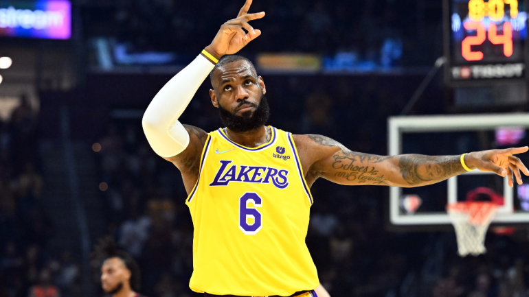 LeBron James goal record: 25 numbers illustrating the Lakers star's ...