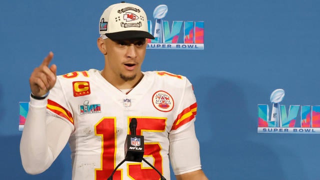 In our rebuilding year, we're world champs!” Patrick Mahomes gives