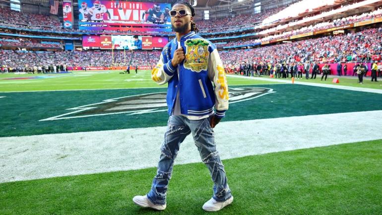 Damar Hamlin Getty Super Bowl 57 Bills