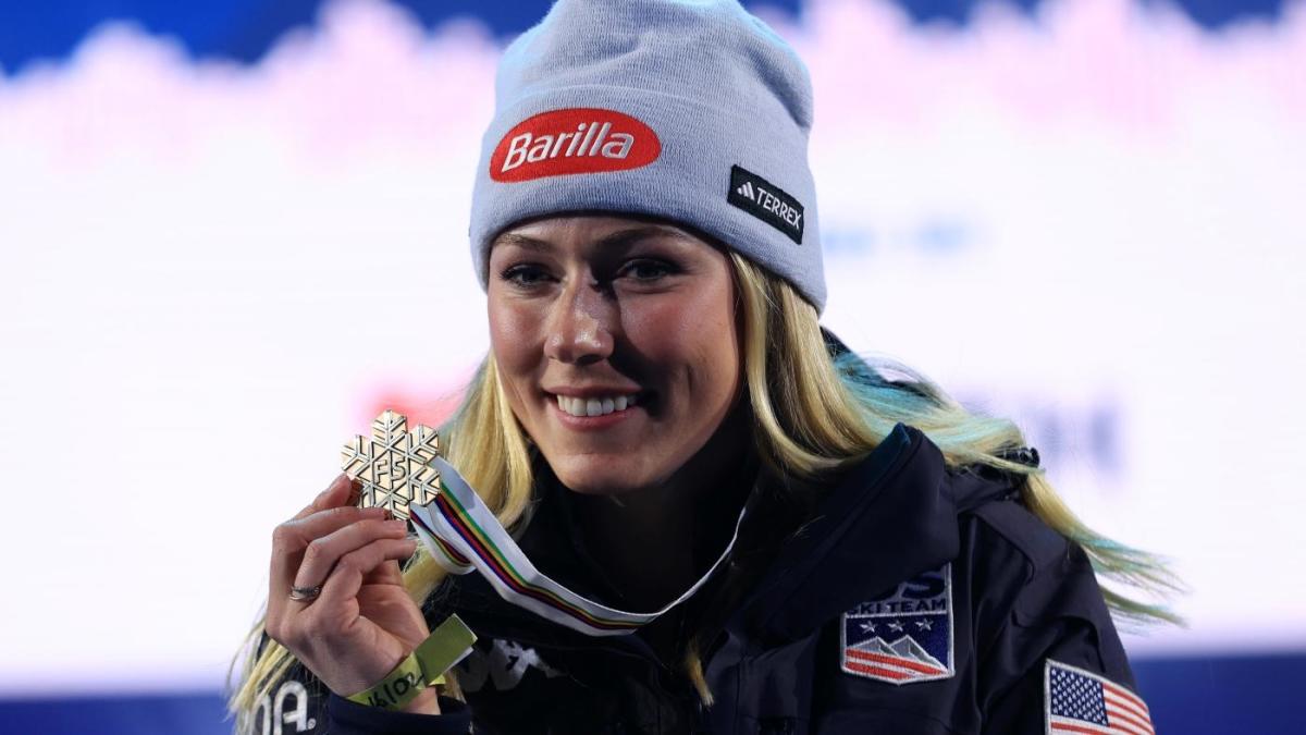 Mikaela Shiffrin wins giant slalom world championship gold medal a day ...