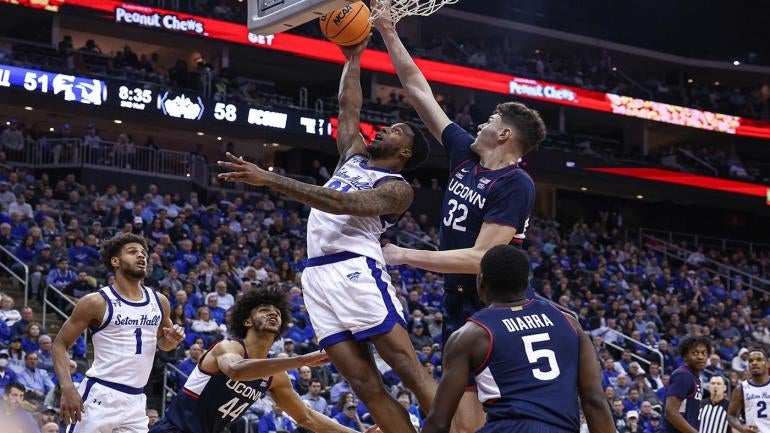 NCAA Basketball: Connecticut at Seton Hall