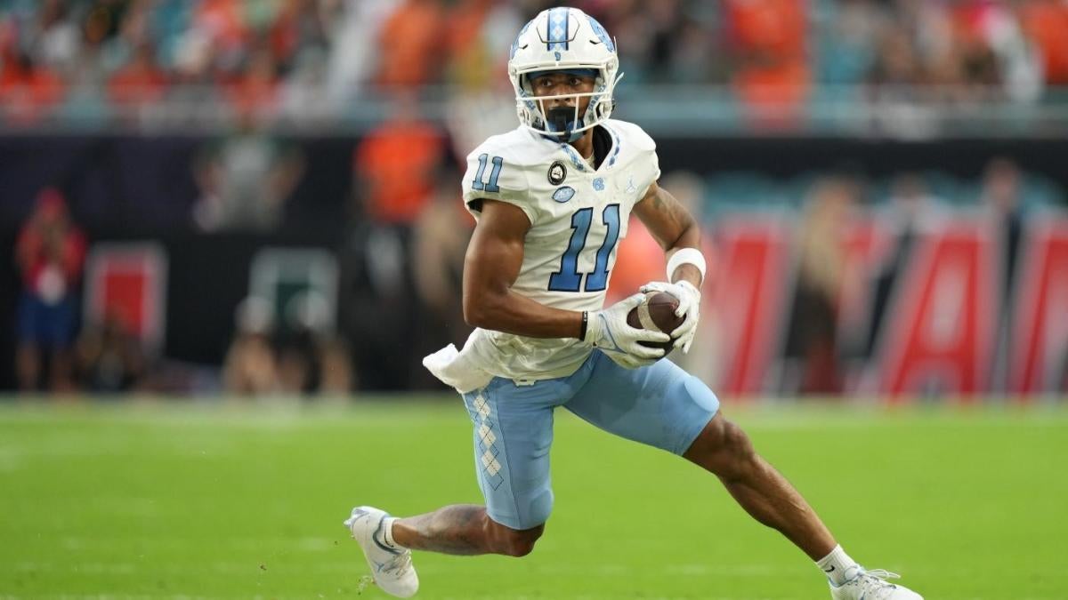 UNC football's Josh Downs shows wide receiver skills ahead of NFL