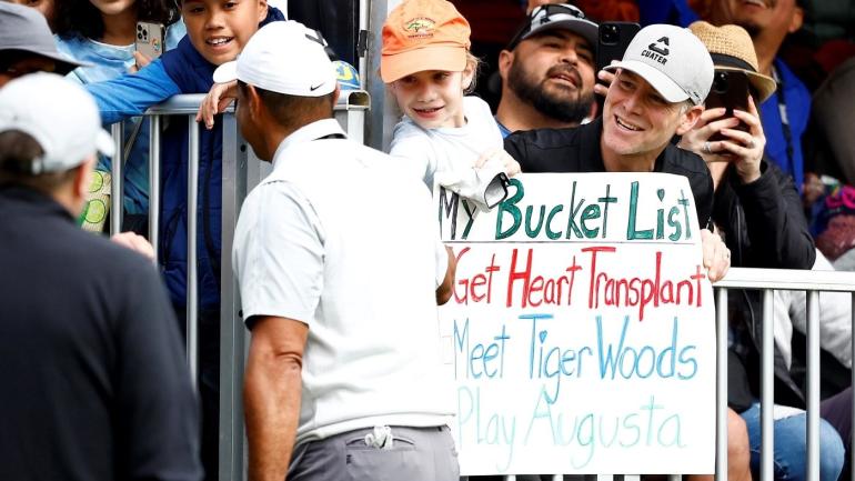 9-year-old fan whose ‘bucket list’ poster led to her meeting Tiger Woods reportedly gets invited to Masters