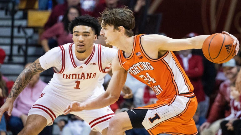 NCAA Basketball: Illinois at Indiana