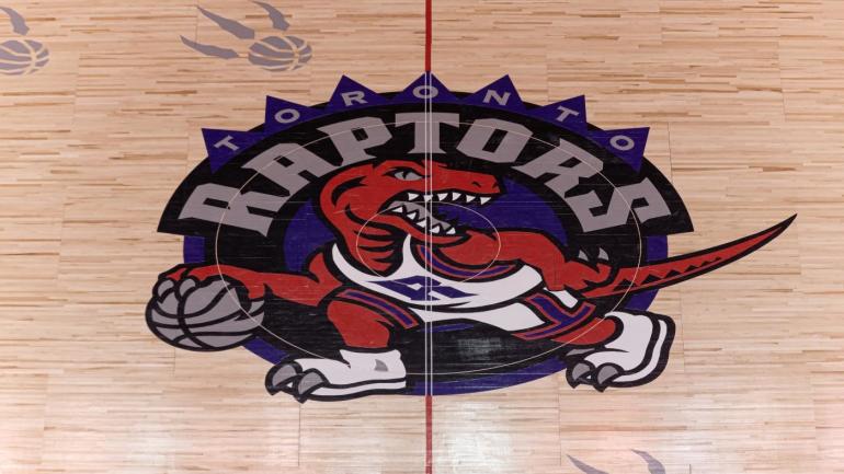 Toronto Raptors Getty Center Court Logo Floor