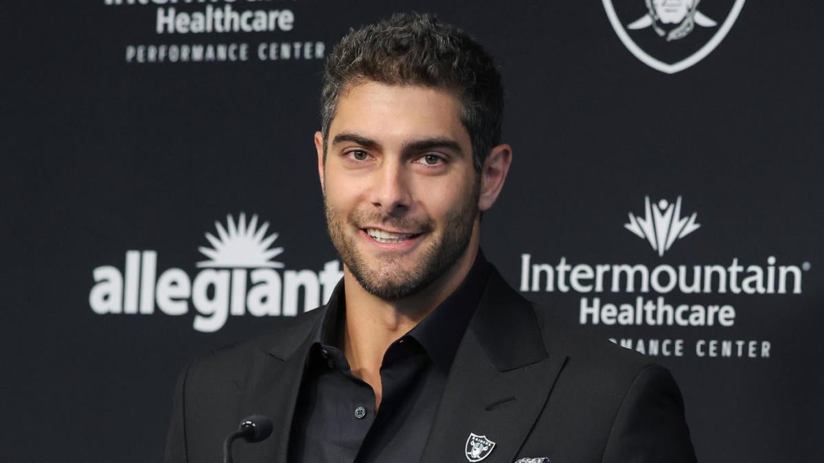 Jimmy Garoppolo explains why Raiders mysteriously postponed his first press conference with the team