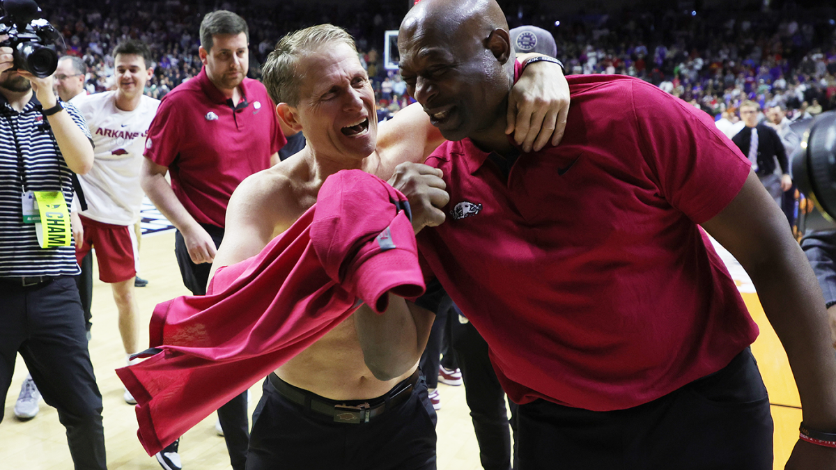 March Madness 2023: How Arkansas’ persistence poise led to the demise of defending champion Kansas