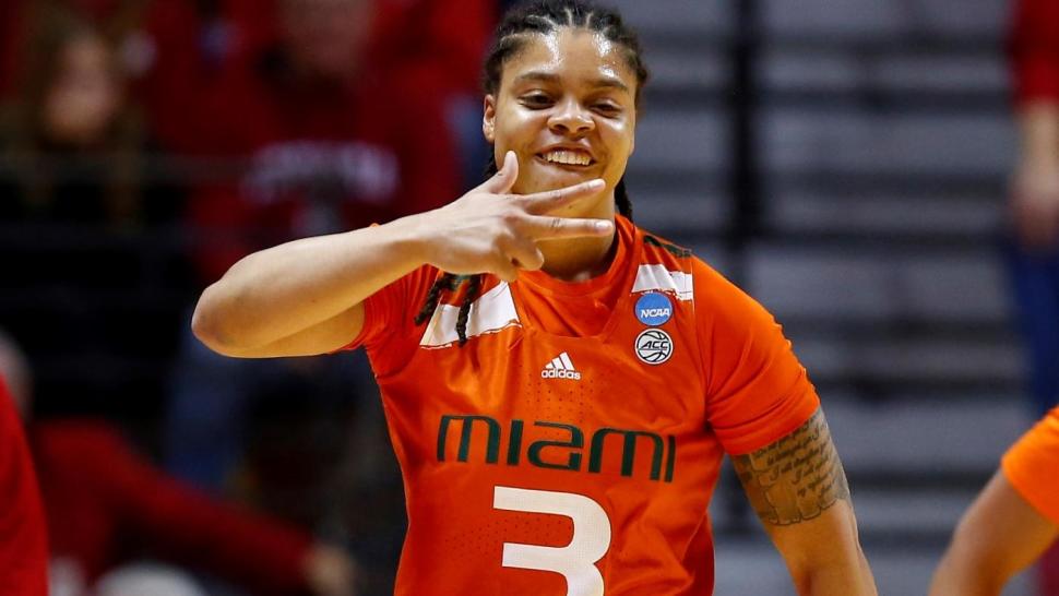 Destiny Harden Getty Miami Hurricanes