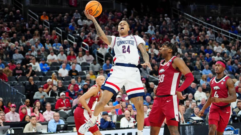 NCAA Basketball: NCAA Tournament West Regional-Arkansas vs UCONN