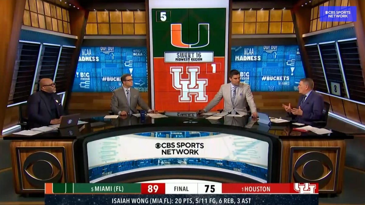 NCAA March Madness Bracket Breakdown 5 Miami KNOCKS OUT 1 Houston