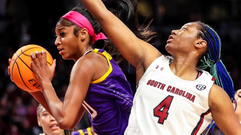 Angel Reese USATSI Aliyah Boston LSU South Carolina