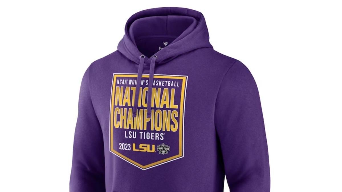 LSU Tigers 2023 National Champions Gold Cool Custom Jersey V2