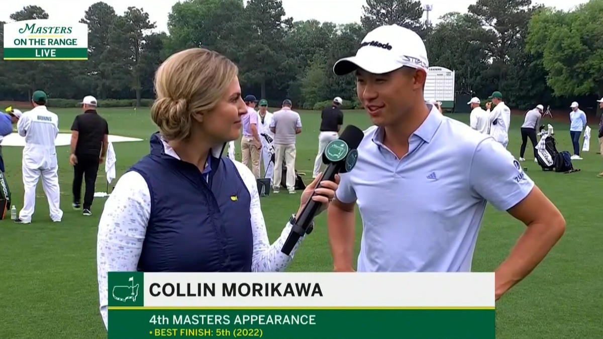 Masters on the Range Collin Morikawa on Keeping It Simple at Masters
