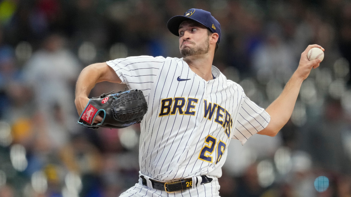 Brewers starting pitcher Aaron Ashby removed from Thursday night's game  against the Mets