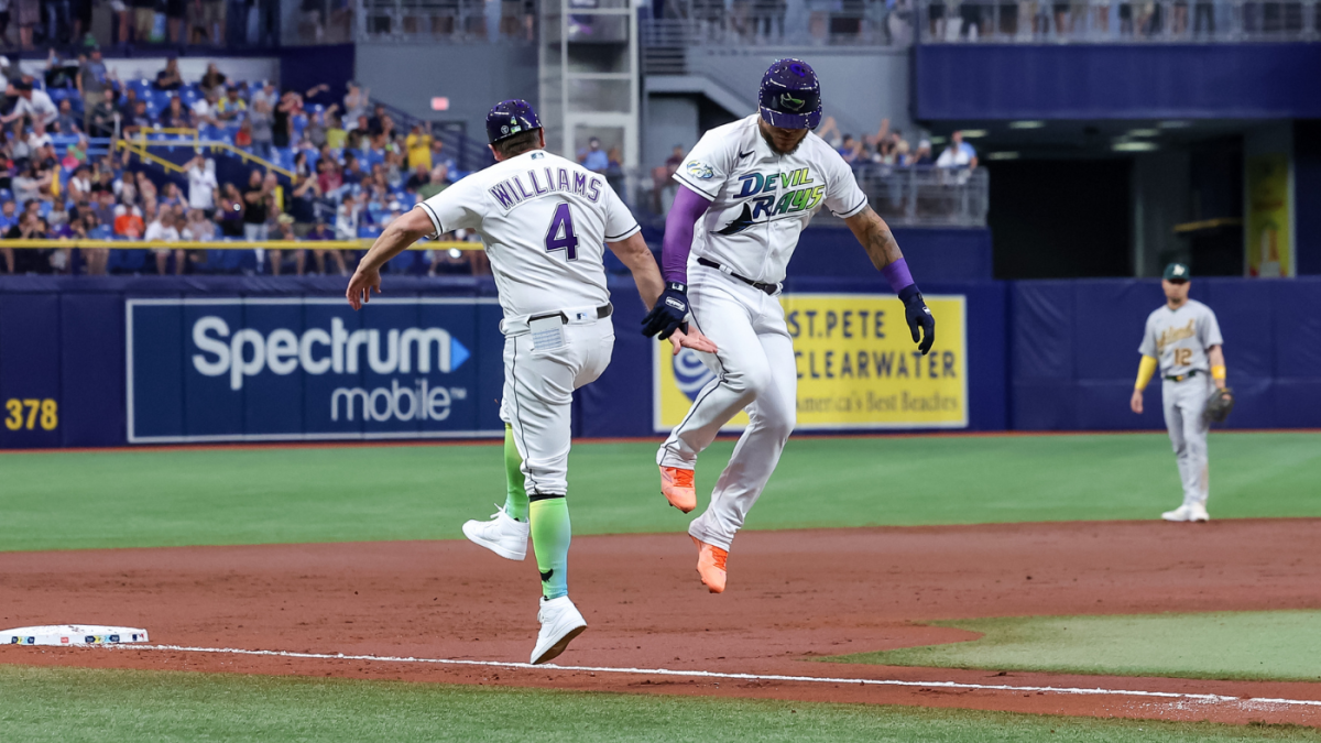 Paredes hits grand slam, Rays beat A's for seventh straight win - NBC Sports