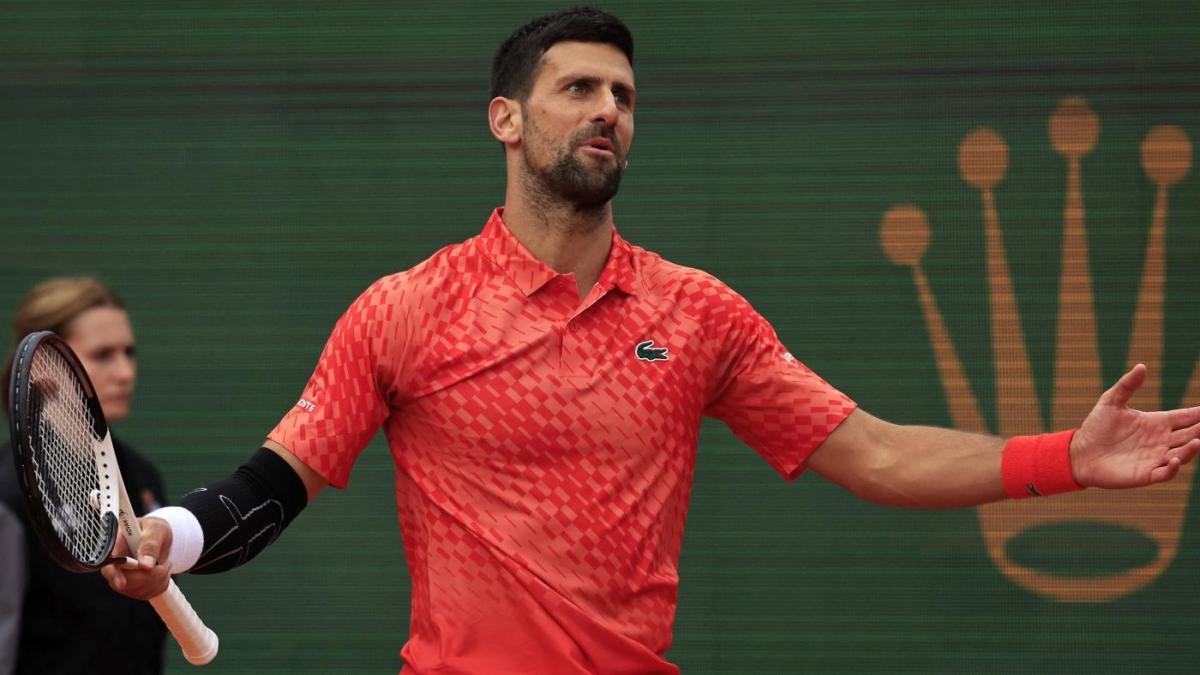 World No. 1 Novak Djokovic upset by Lorenzo Musetti in Monte Carlo ...
