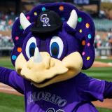 Colorado Rockies Getty Mascot Dinger