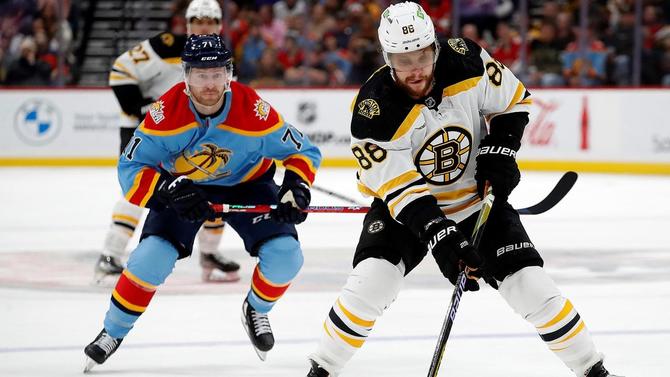 David Pastrnak Getty Boston Bruins
