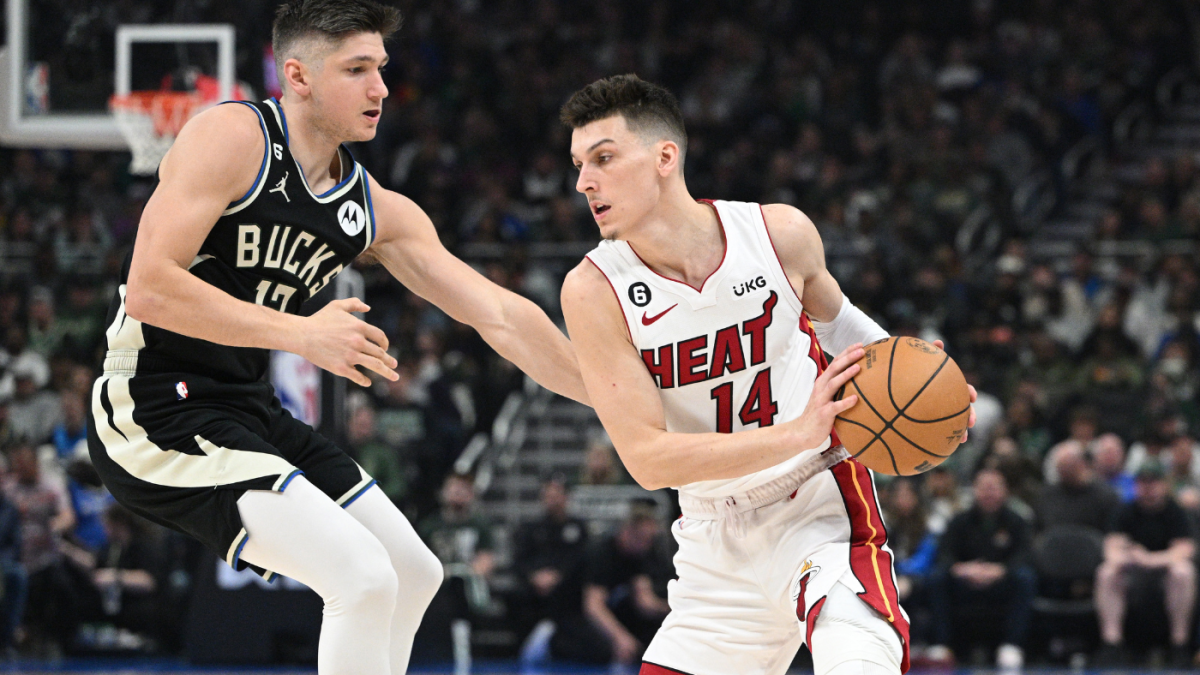 NBA playoffs: Heat's Tyler Herro cleared for basketball activities, is  shooting, dribbling
