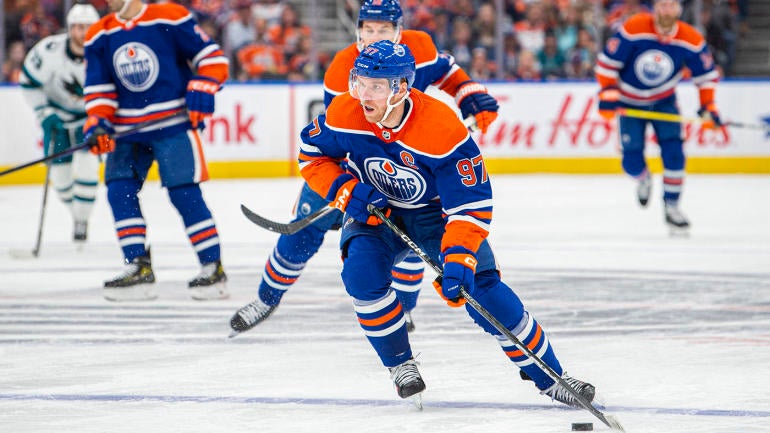 San Jose Sharks v Edmonton Oilers