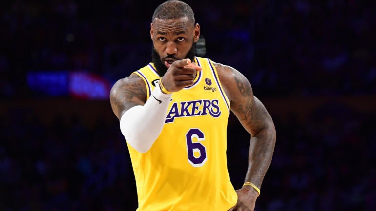 LeBron James 2023 NBA playoffs