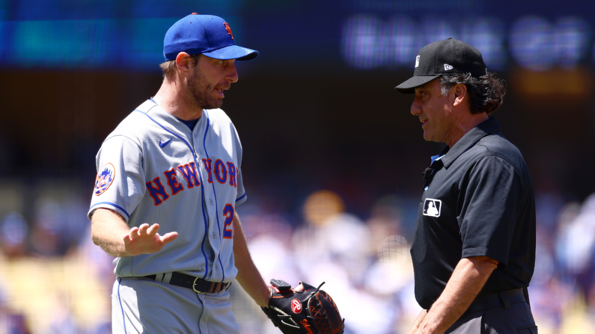 Max Scherzer ejection: Mets ace tossed over sticky stuff inspection,  insists mixture was 'sweat and rosin' 