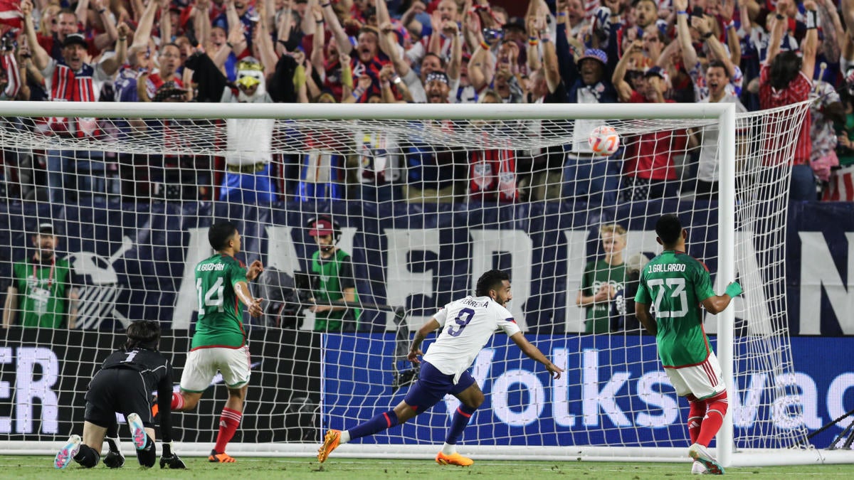 USMNT vs. Mexico score: Jesus Ferreira scores late equalizer for U.S. in Continental Clasico