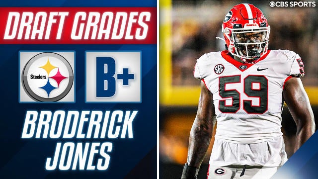 Steelers trade up, draft Georgia tackle Broderick Jones