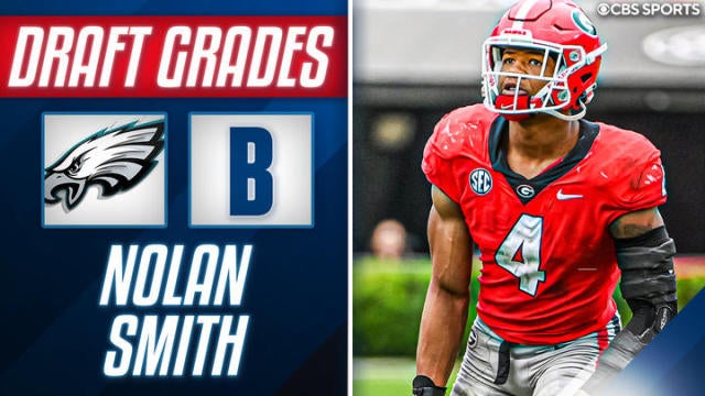 Eagles select LB Nolan Smith with the 30th overall pick