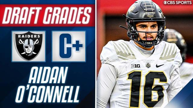 Aidan O'Connell, QB, selected by Raiders at No. 135 in 2023 NFL Draft