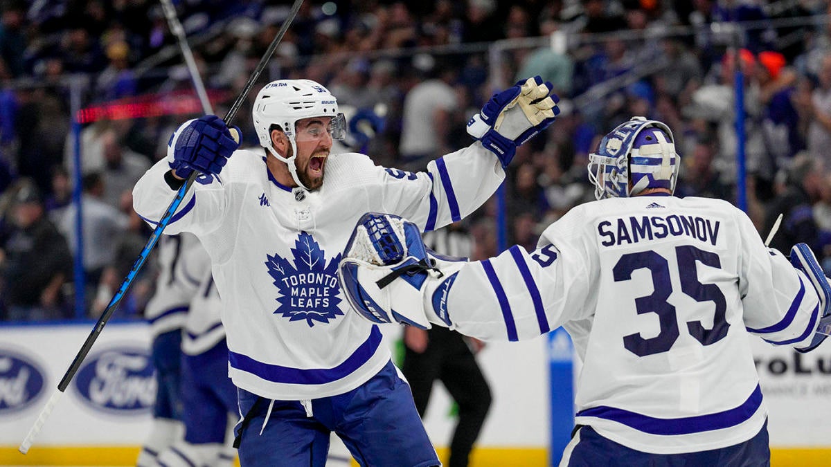NHL scores Maple Leafs top Lightning to end drought, Rangers force Game 7, Yamamoto lifts Oilers to win