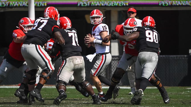 COLLEGE FOOTBALL: APR 15 Georgia G-Day Red and Black Spring Game