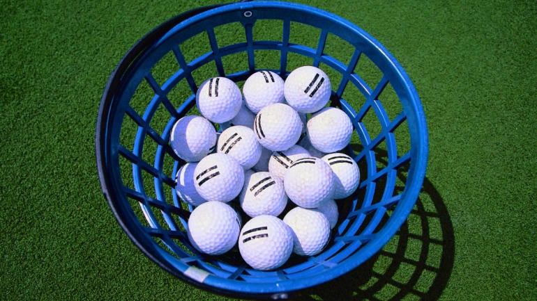 Bucket of Golf balls