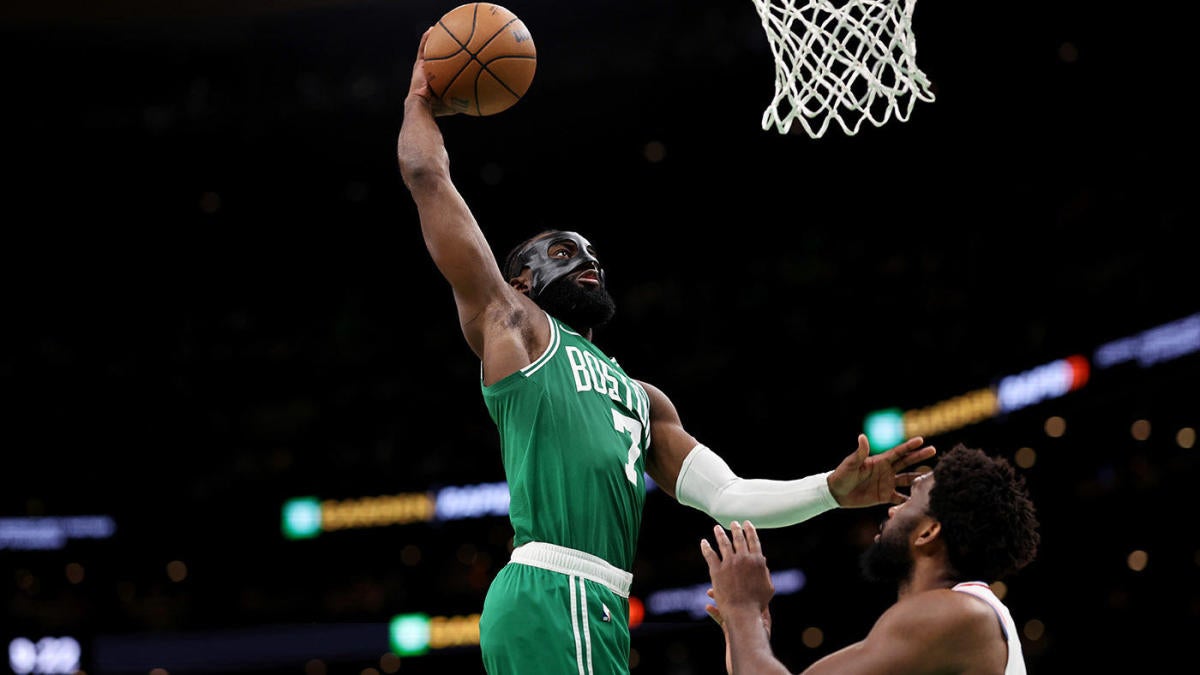 WATCH: Jayson Tatum and Mac Jones share moment on court after Celtics win -  On3