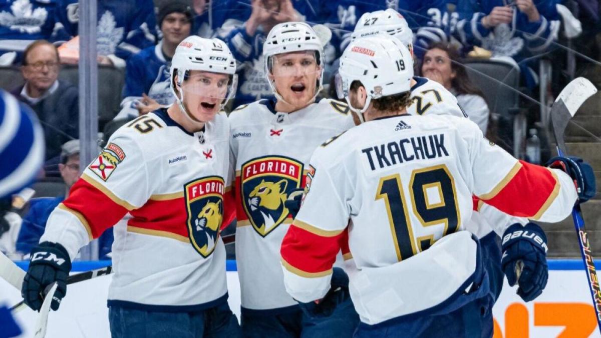 NHL Scores Panthers Erase Two goal Deficit To Beat Maple Leafs Go Up 