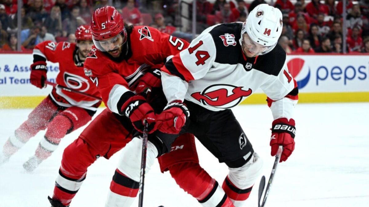 NHL scores Hurricanes aim to keep rolling vs. Devils, take 20 lead in