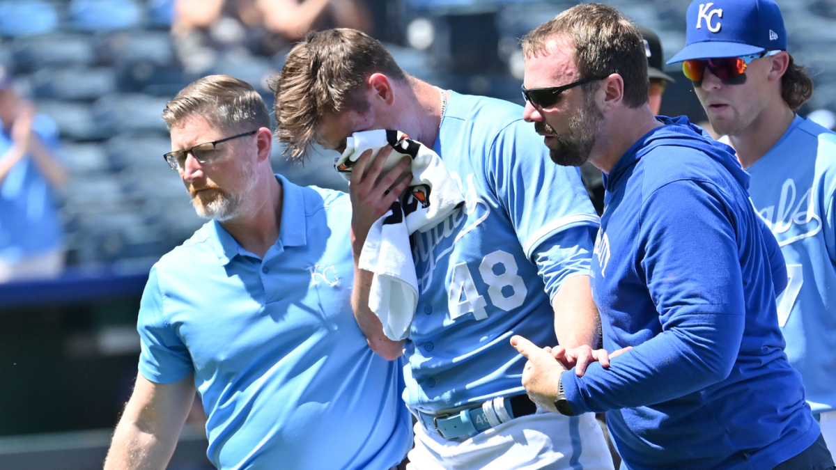 Royals pitcher Ryan Yarbrough released from hospital after hit