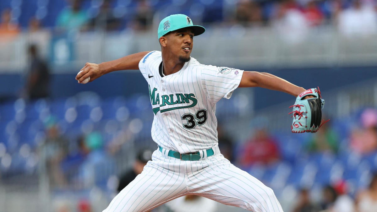 Top prospect Eury Pérez strikes out seven in Marlins debut, becomes  youngest MLB player since 2019 