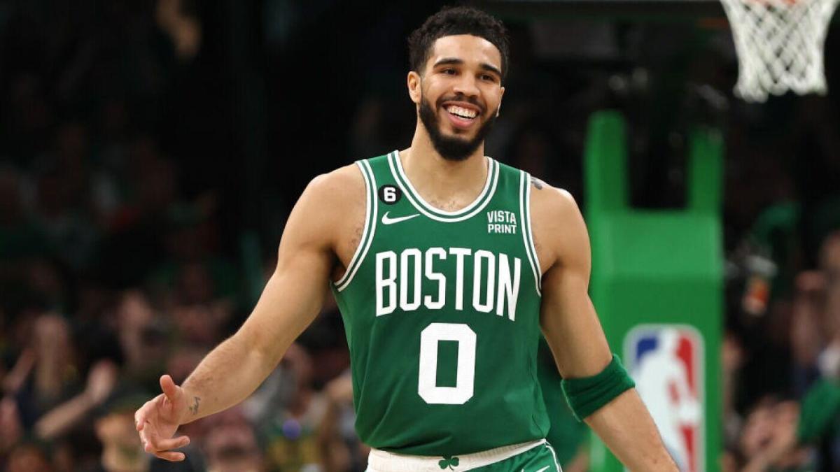 Celtics' Jayson Tatum gives young cancer patient the game ball from his historic Game 7 performance vs. 76ers - CBSSports.com