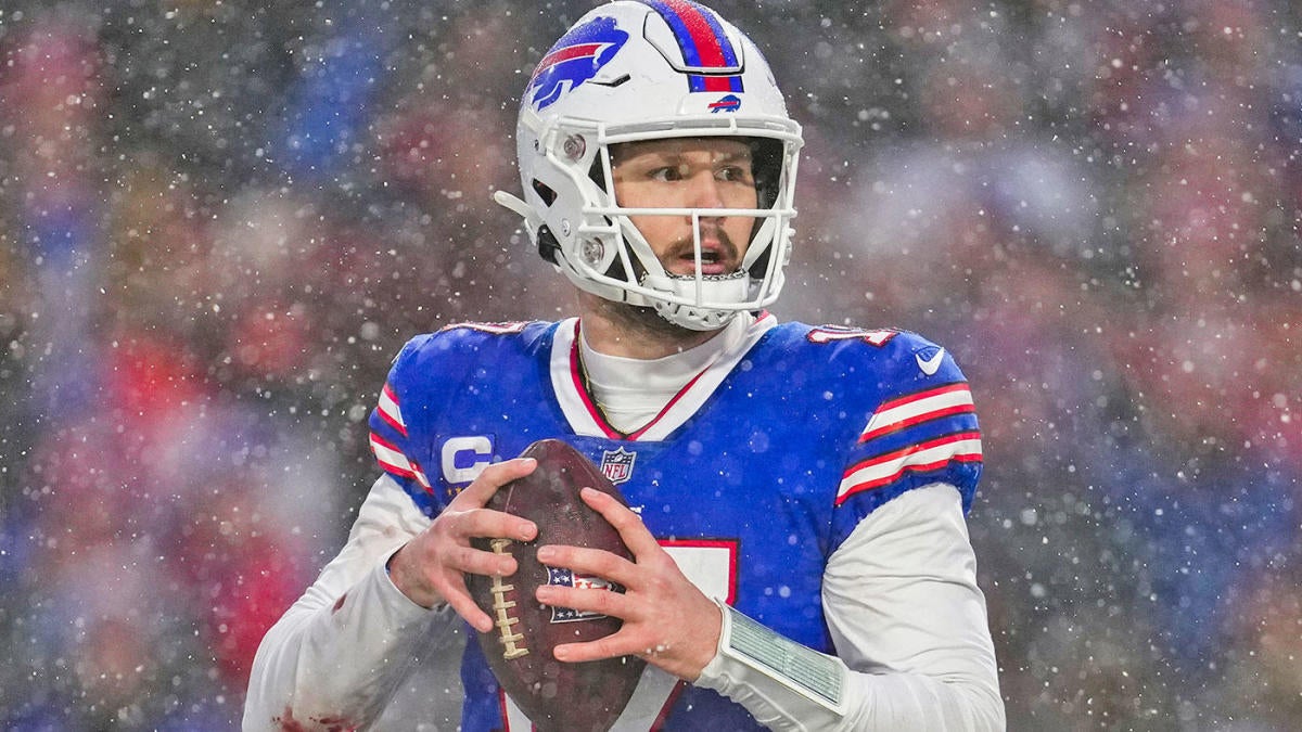 Josh Allen shares special moment with young fan before big win