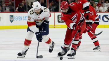 Matthew Tkachuk Getty Frederik Anderson Hurricanes Panthers