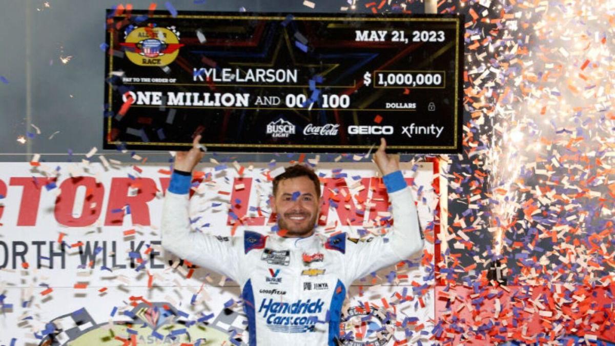 NASCAR AllStar Race results Kyle Larson cruises to win at North