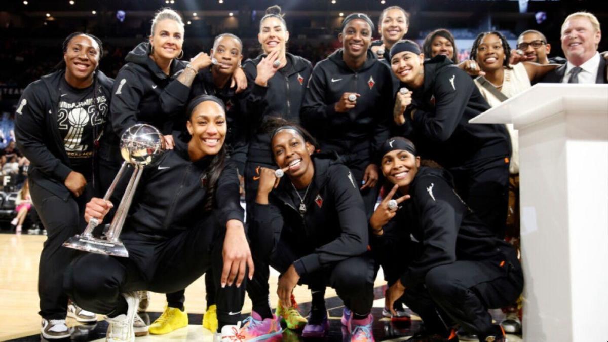 Las Vegas Aces unveil uniforms ahead of WNBA draft