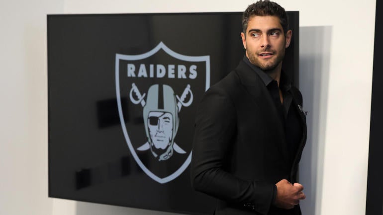 Las Vegas Raiders Introduce Jimmy Garoppolo