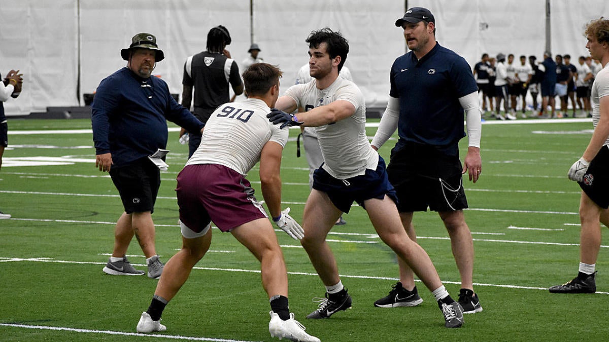 Highlights LB Commit Anthony Speca At Penn State Camp