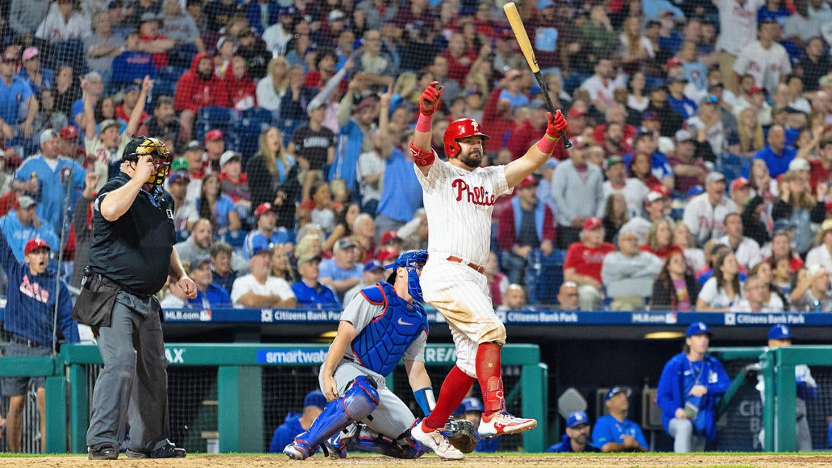 Kyle Schwarber hits walk-off home run vs. Dodgers, extends Phillies'  winning streak to six 