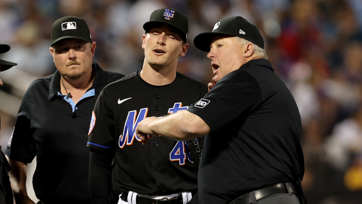 Mets' Drew Smith suspended after sticky-stuff ejection vs. Yankees: 'I  think we're all angry about this one' - CBSSports.com