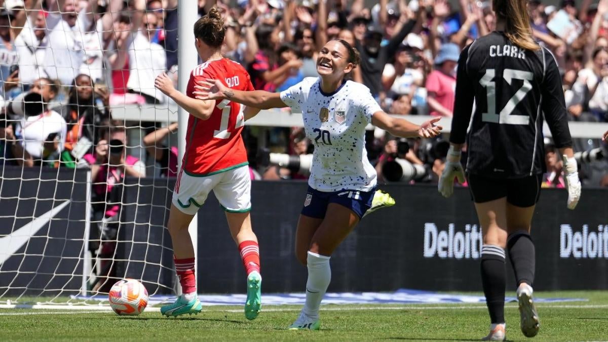 USWNT vs. Wales score Trinity Rodman brace sends USA women's team to