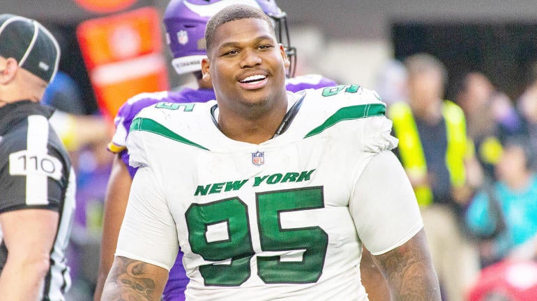 Quinnen Williams Jets agree to new four year 96 million extension with 66 million in guaranteed money CBSSports